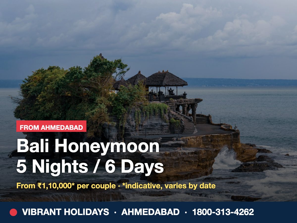 Bali Honeymoon Package From Ahmedabad: Cost For A Couple