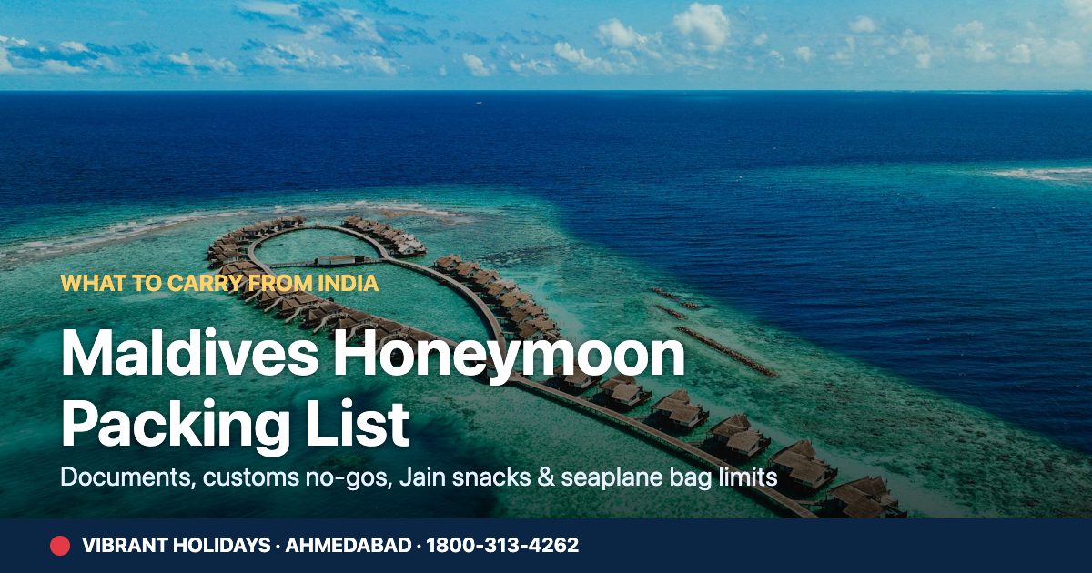 Maldives Honeymoon Packing List: What To Carry From India