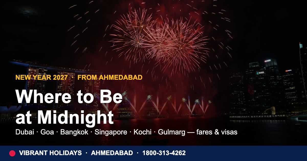 New Year 2027 Trip From Ahmedabad: Where To Be At Midnight